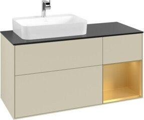 V&B Waschtischunterschrank Finion in Lackoptik, Breite: 120 cm, Tiefe: 50,1 cm, Höhe: 50,1 cm - Bild 1