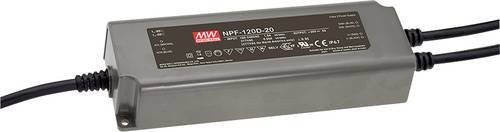 Mean Well MW NPF-120D-42 LED-Treiber, dimmbarer LED-Trafo in Grau, 120W, 2.9A, 25.2 - 42 V/DC, Konstantspannung und Konstantstrom mit PFC-Schaltkreis - Bild 1