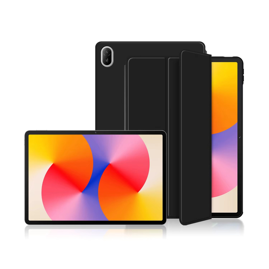 Schutzhülle für Huawei MatePad SE 11 Zoll 2024 mit PU-Leder Flip-Standfunktion und TPU-Shell in Schwarz - Bild 4