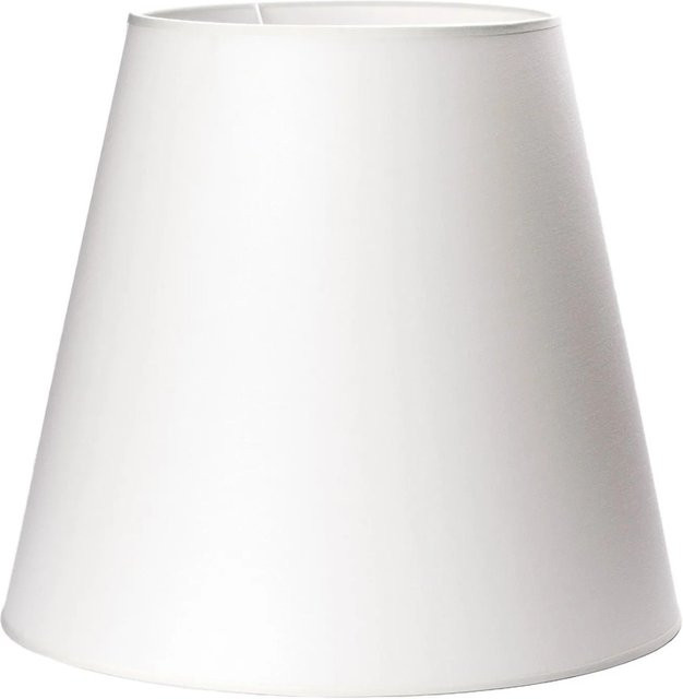 Orion Lightstyle Lampenschirm für Stehlampe aus Stoff in Weiß, zylindrische Form, Durchmesser: 45 cm - Bild 1
