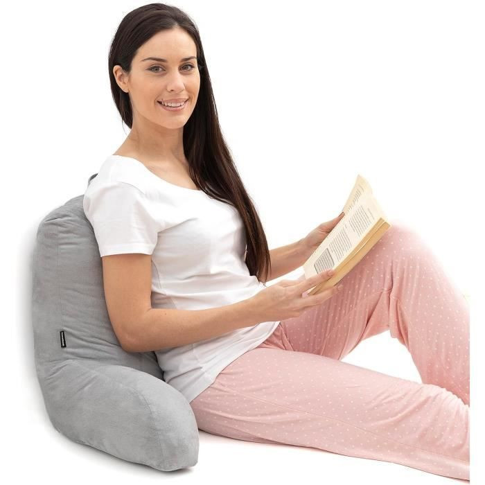 Vorlesungscouch mit Kissen Huglow von InnovaGoods in Grau aus Baumwolle und PP - Bild 3