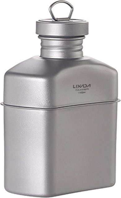 Lixada Titan-Wasserflasche in Silber, ultraleichte Trinkflasche mit Tarntasche für den Außenbereich, 740 ml - Bild 1