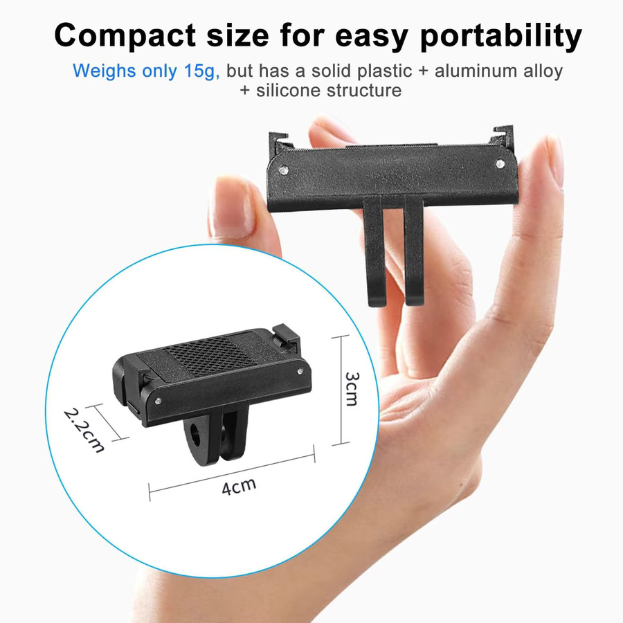 DJI Magnetischer Schnellwechseladapter für Osmo Action 5 Pro, Action 4 und Action 3 in Schwarz - Bild 2