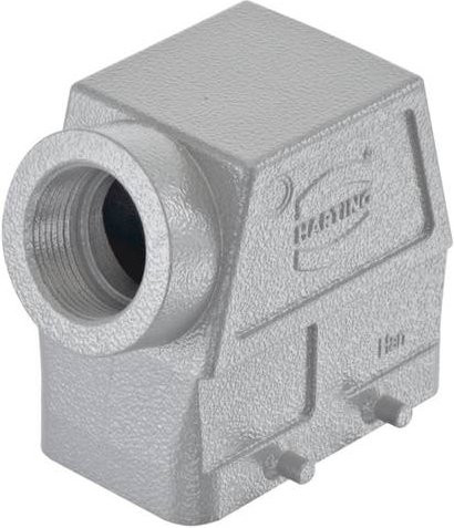 HARTING Tüllengehäuse 09 30 010 0522 09300100522 aus Aluminium in Silber - Bild 1