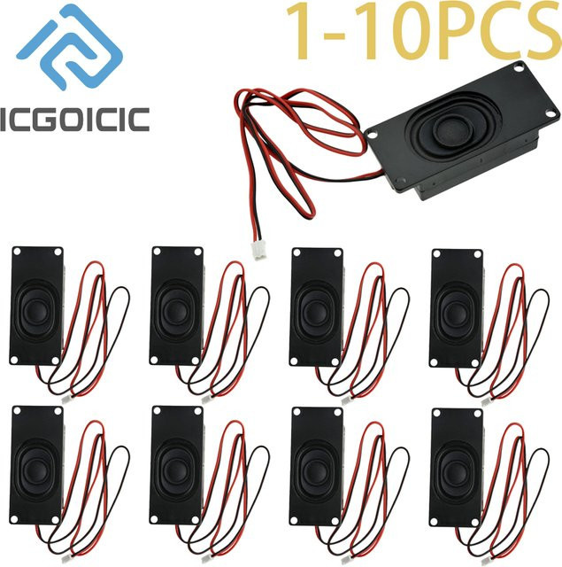 ICGOICIC Mini Lautsprecher 3070 8 Ohm 3W Voice Box für DIY Projekte, Schwarz - Bild 1