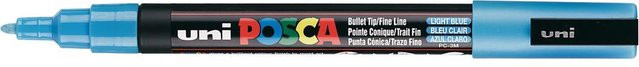 uni POSCA Marker PC-3M Permanent Marker mit feiner Spitze in Blau (0,9-1,3 mm) - Bild 2