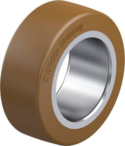 Blickle Bandage Rad Durchmesser: 125 mm, Tragfähigkeit: 660 kg, Farbe: Braun, Material: Kunststoff - Bild 1
