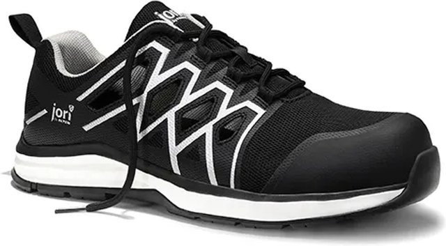 Elten Sicherheitshalbschuh JoSwift Air Black Low ESD S1P in Schwarz und Weiß, Größe 43 - Bild 1