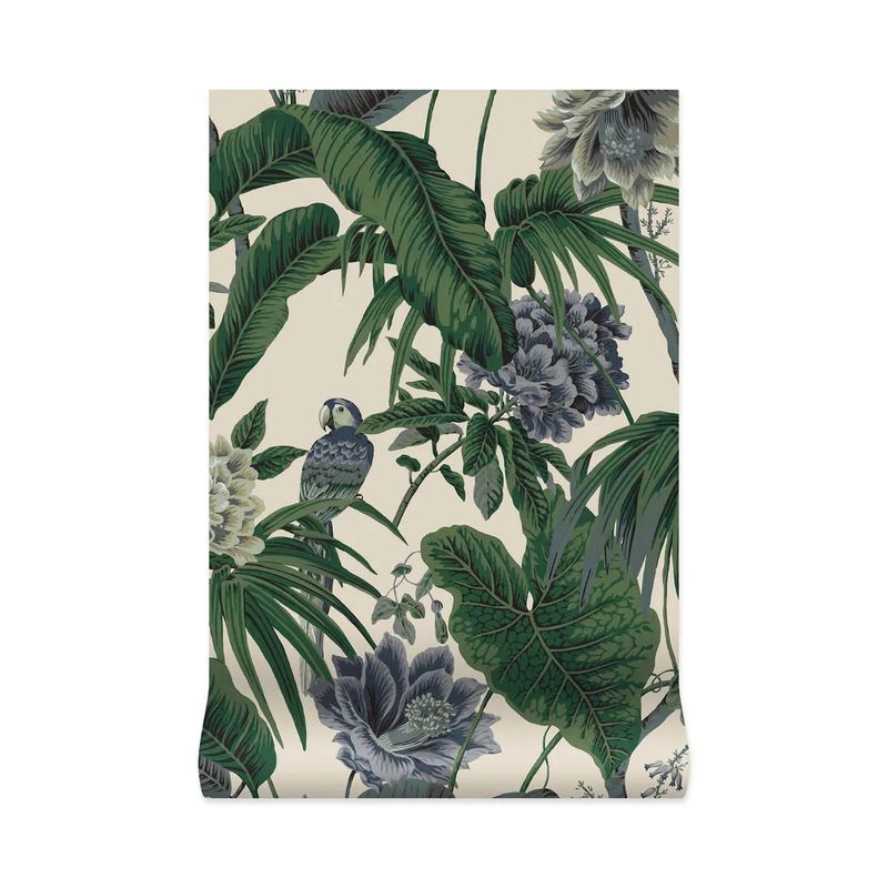 House of Hackney Tapete Paradisa Floral in Off-White, Grün und Multicolour - Bild 3
