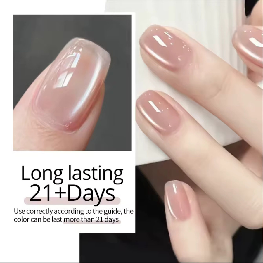 MIANEL NAIL Katzenaugen-Magnetgel Nagellack, Champagner, 10 ml - Bild 2