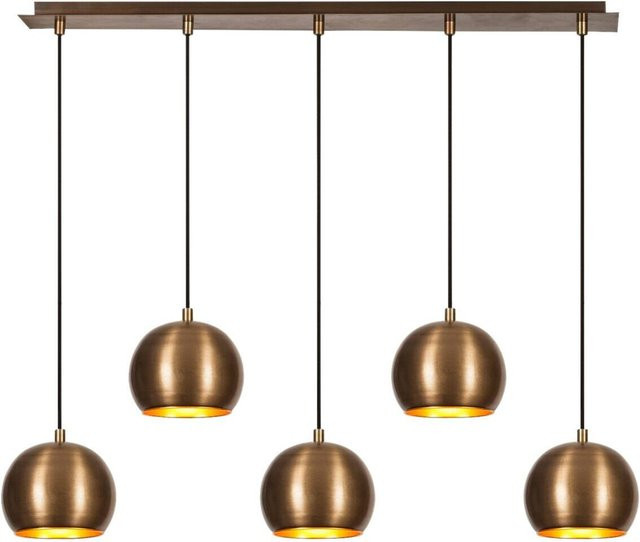 Opviq Pendelleuchte Sivani in Bronze mit 5 E27 Fassungen, B/H/T: 15 x 108 x 15 cm - Bild 1