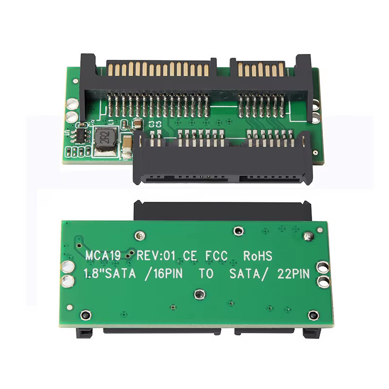 OULLX Micro SATA zu SATA 2,5 Zoll SSD Konverter Adapter 16-Pin auf 22-Pin - Bild 2