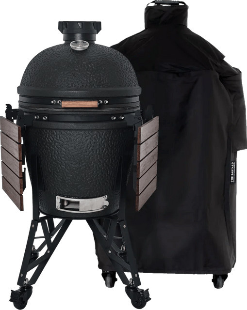 The Bastard Urban Large Complete Kamado Grill mit Abdeckung in Schwarz - Bild 1