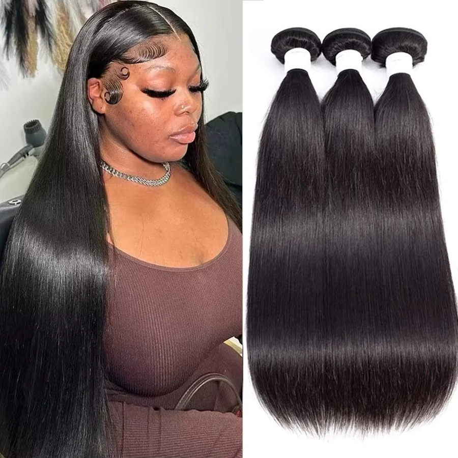 Graww Echthaar-Bündel Remy brasilianisches Haar, naturfarben, Damen - Bild 7