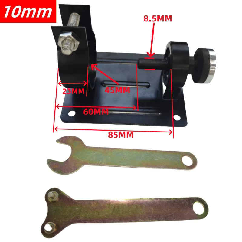 JIGHOLE Elektrischer Bohrschneider Halter und Polierschleif Halterung in Schwarz mit 10/13mm Maschinenbasis und Metallsägeblatt Konverter - Bild 2