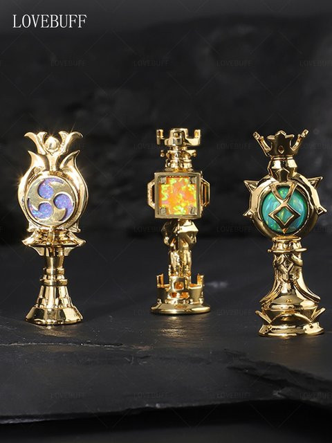Twins Shell Genshin Impact Zhongli Geo Archon Gnosis Nahida Dendro Archon Gnosis, Figuren Miniaturen, Einzelfigur - Bild 1