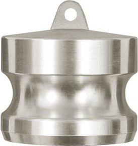 Riegler Kamlok-Verschlussstecker Typ DP aus Aluminium in Silber, BG 3/4, Stecker-Ø 32 mm - Bild 1