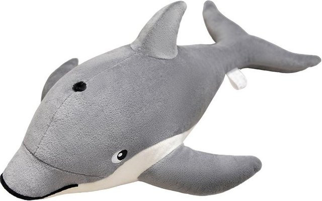 Yiran toy Grauer Delfin Plüschtier, 50cm, ab 14 Jahren - Bild 1