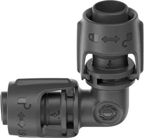 Gardena Micro-Drip-System L-Stück 13 mm (1/2 Zoll), 2 Stück - Bild 1