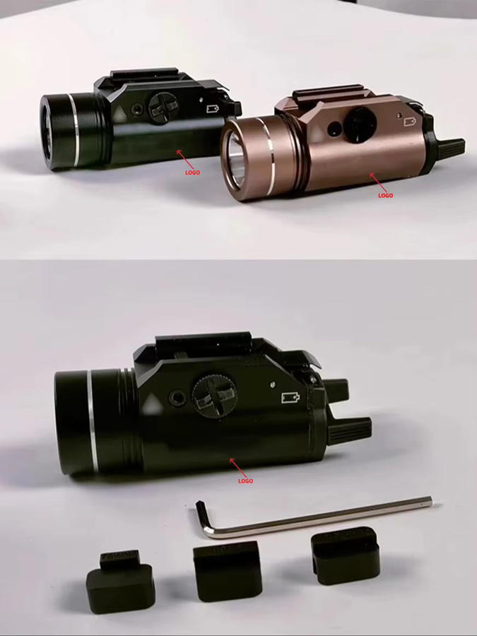 ELENEMNT TR1 Taktische LED-Waffenlampe mit 1000 Lumen in Schwarz für 20mm Schienen und GLOCK G17 - Bild 4