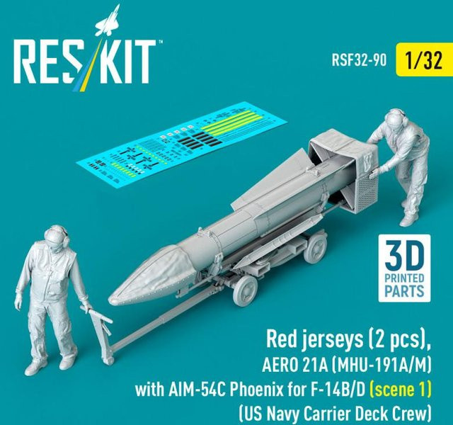 ResKit Models AERO 21A (MHU-191A/M) mit AIM-54C Phoenix, 2-teiliges Set - Bild 1