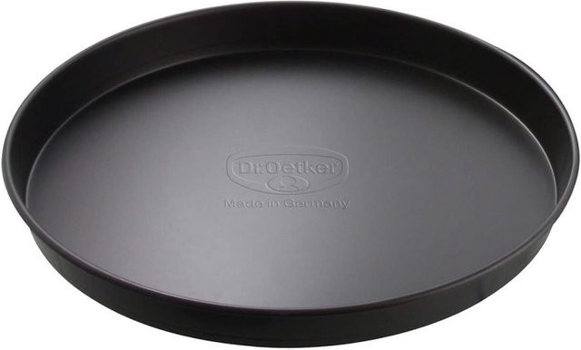 Dr. Oetker Pizzablech Tradition, rund, Schwarz, Durchmesser: 20 cm - Bild 1