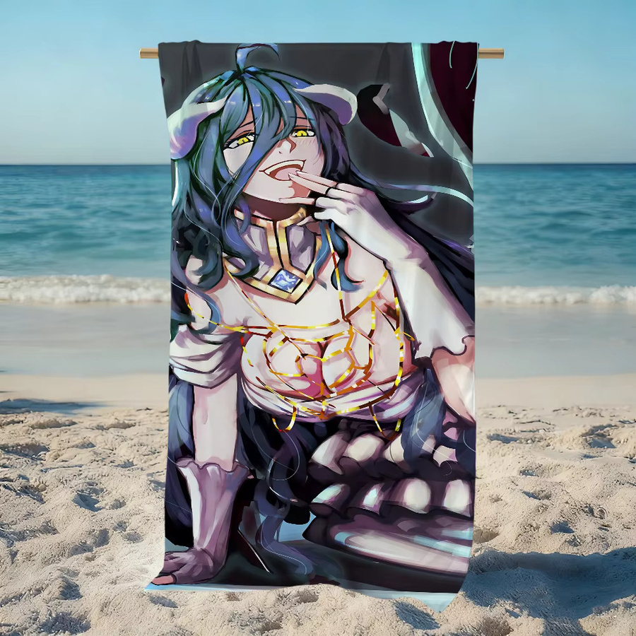 Albedo Novel O-Over-lord-d Anime Handtuch, schnell trocknendes Strandtuch in Multicolour - Bild 2