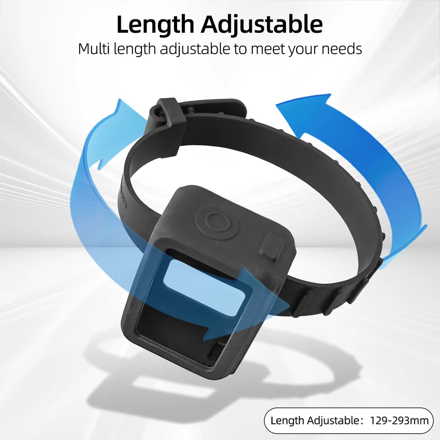 DJI Osmo Nano Silikonarmband in Schwarz als staubdichter Schutz-Handriemen und Halterung für die Bildübertragung - Bild 6