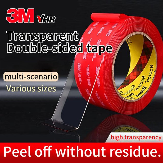 3M VHB doppelseitiges Klebeband transparent für die Fahrzeugbefestigung und Dekoration - Bild 1