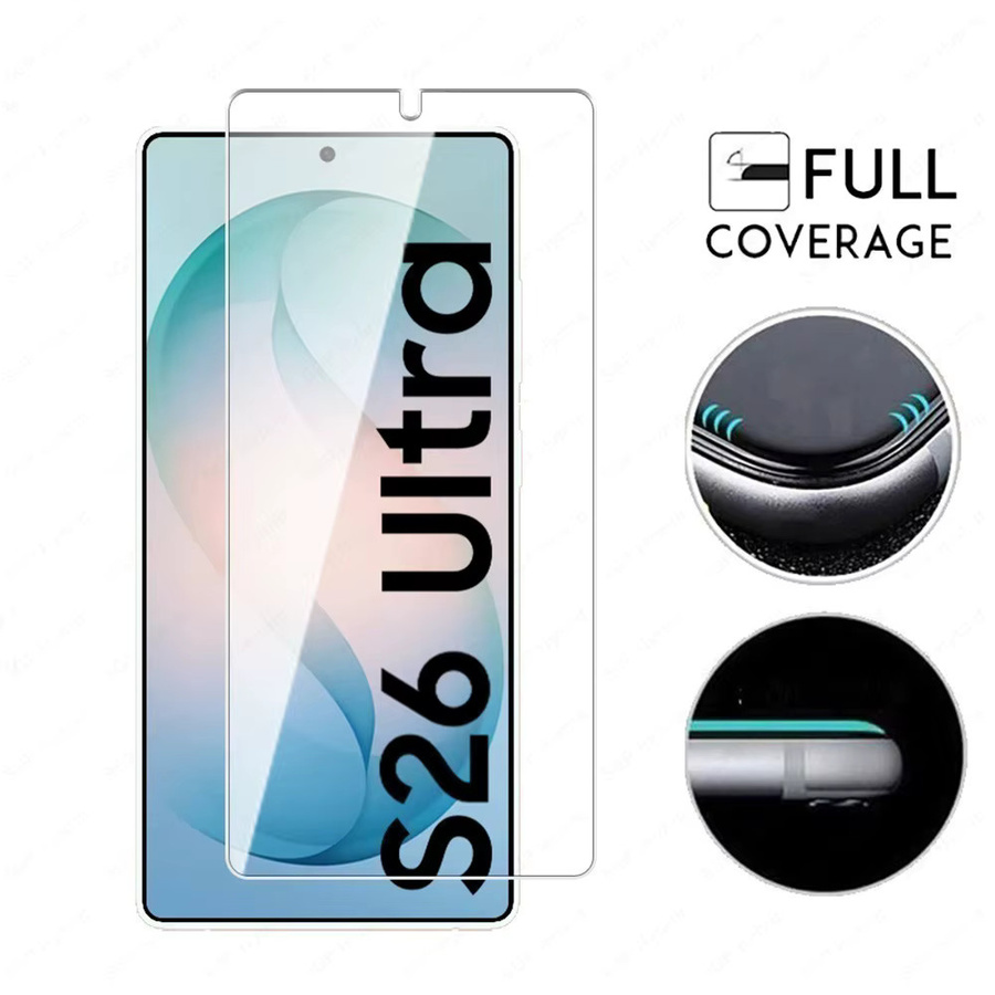 3 Stück DIXSG Ultra HD Vollbild-Displayschutzfolie aus gehärtetem Glas für Samsung Galaxy S26 S25 S24 S23 S22 S21 Ultra Plus FE, transparent und kratzfest - Bild 1