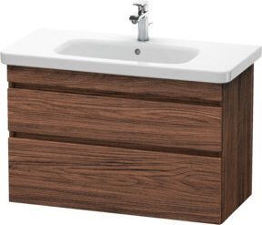 Duravit Waschtischunterschrank DuraStyle in Nussbaum Dunkelbraun, wandhängend, B: 93 cm, T: 44,8 cm, H: 61 cm - Bild 1