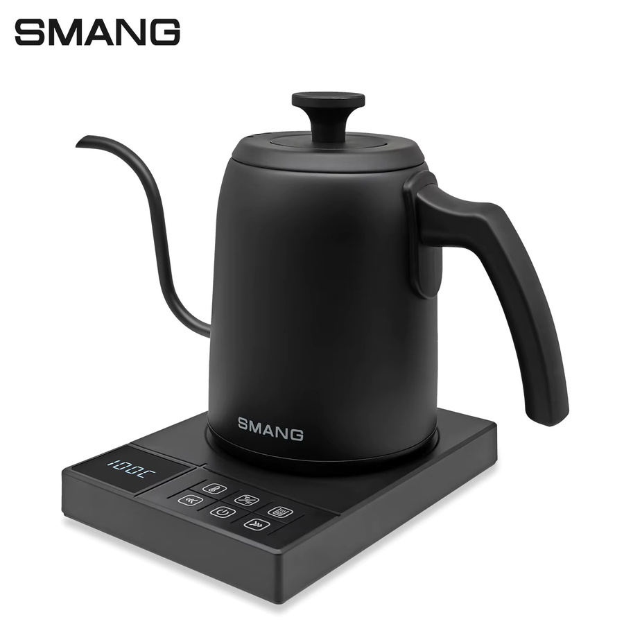 SMANG Schwanenhals-Wasserkocher mit intelligenter Temperaturkontrolle, 0,6 l, Schwarz - Bild 7
