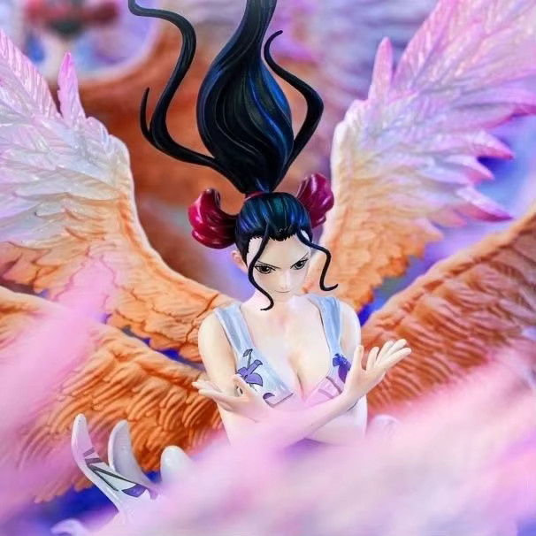 JT Toys Anime-Figur Nico Robin 6 Flügel 2 Köpfe Version, PVC-Statue Modell in Multicolor, Höhe: 34 cm - Bild 2