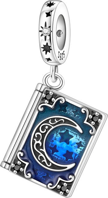 PANPOKI Buch-Charm Anhänger, 925 Silber - Bild 1