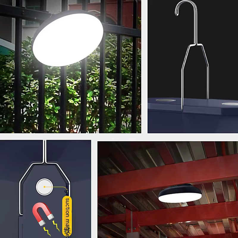 ESMARTER Camping Laterne Tragbare LED Hängeleuchte Wiederaufladbare Outdoor UFO Nachtlampe für Zelt und Angeln - Bild 5