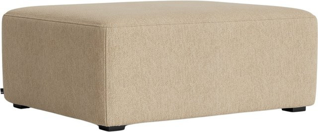 HAY Mags Ottomane 02 Small in Beige mit Kiefernholz und Kvadrat Stoff - Bild 1
