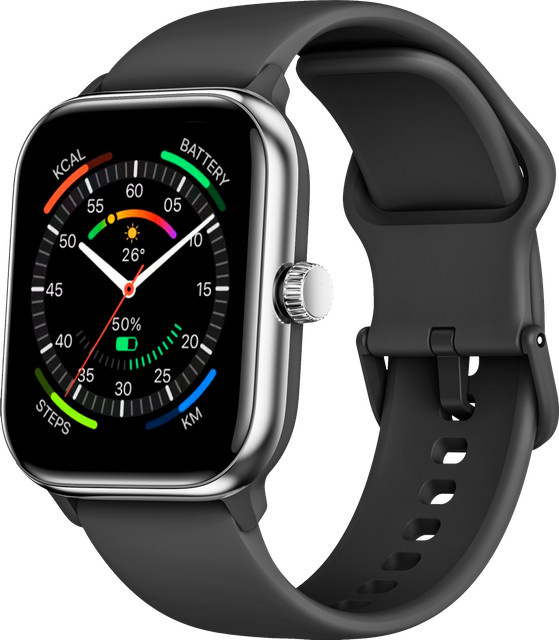 beafon Watch 201 Smartwatch in Schwarz und Silber mit Schrittzähler und Bluetooth-Funktion - Bild 1
