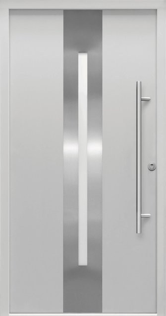 Splendoor Sicherheits-Haustür ThermoSpace Prime Dublin RC2 Komfort in Grau mit Rechtsöffnung, B/H: 110 x 210 cm - Bild 1