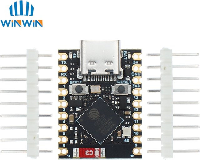 AITEWIN ROBOT ESP32-S3 Supermini Entwicklungsboard mit WiFi und Bluetooth in Schwarz - Bild 1