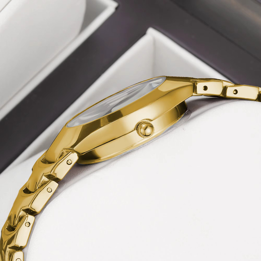 Yalalusi Armbanduhr, Quarz, Edelstahl, Silber, Herren - Bild 4