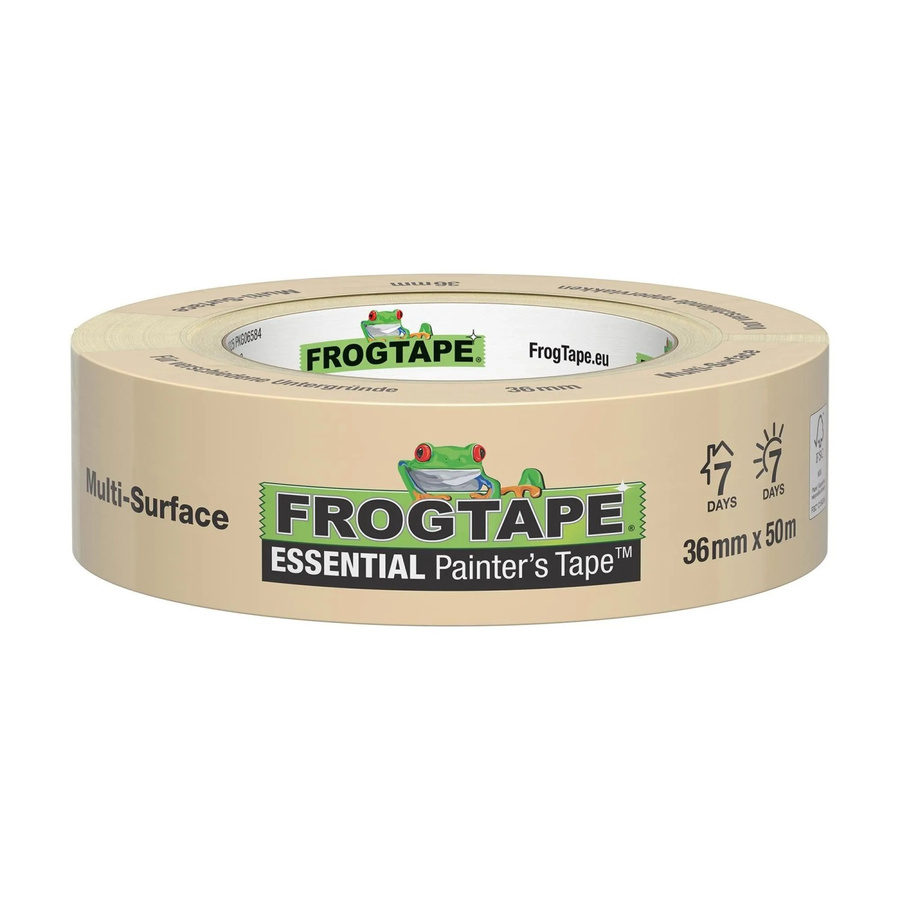 FrogTape Feinkrepp-Malerband Essential Beige, Breite: 36 mm, Länge: 50 m - Bild 2