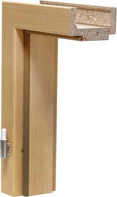 GetaDoor Türzarge CPL Ahorn Holznachbildung, Farbe Braun, B/T/H: 73,5 x 14,5 x 198,5 cm, Anschlag L - Bild 1