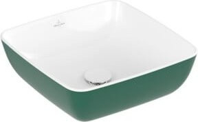 Villeroy & Boch Aufsatzwaschtisch Artis aus Keramik in Forest Green, quadratisch, B/T: 41 x 41 cm - Bild 1