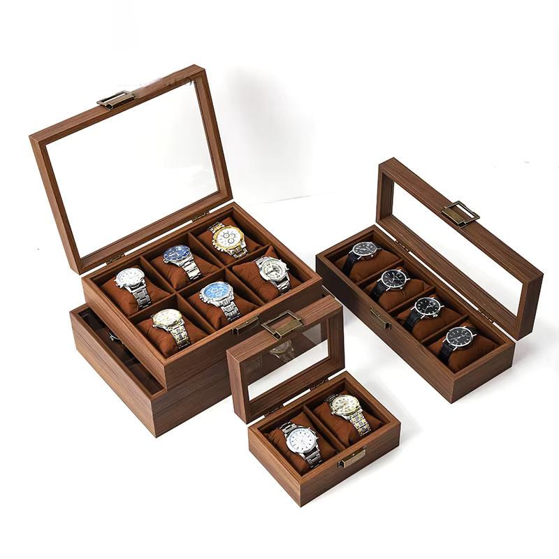DELESYS Uhren-Aufbewahrungsboxen, Holz, braun - Bild 2