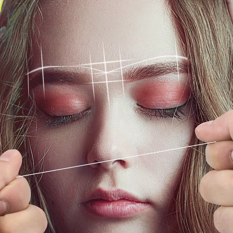 Funpins Microblading Mapping String, 30 m, PMU Positionierung Werkzeug - Bild 2