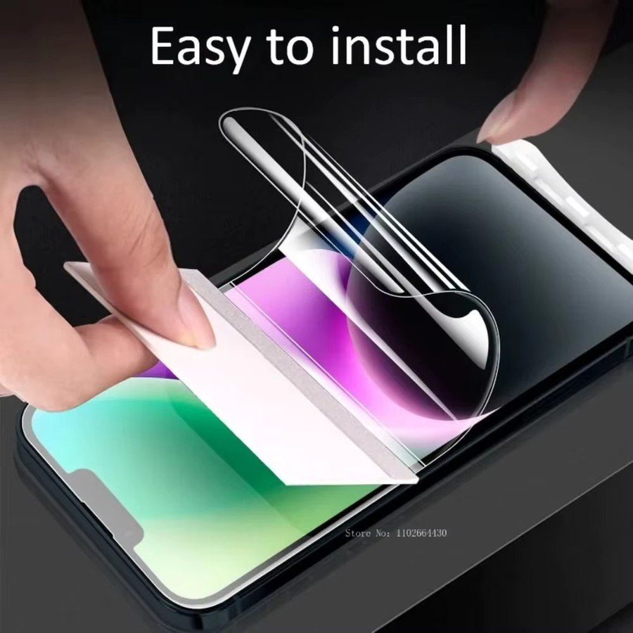 4 Stück Hydrogelfolie Displayschutzfolie für Realme 14 13 12 11 Pro Max 15T 14 Pro 14T 12 Plus transparent - Bild 2