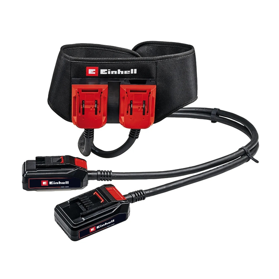 Einhell Power X-Change Akku-Gürtel GE-PB 36/18 Li in Schwarz und Rot - Bild 2