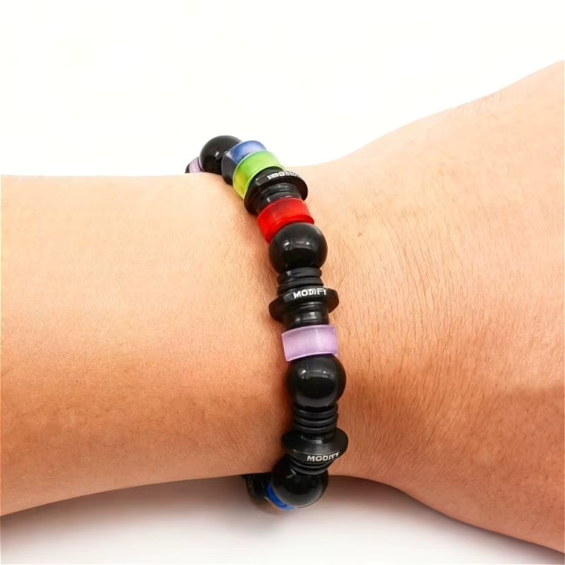 MODIFY Armband, Edelstahl, Perle, Mehrfarbig, Unisex - Bild 3
