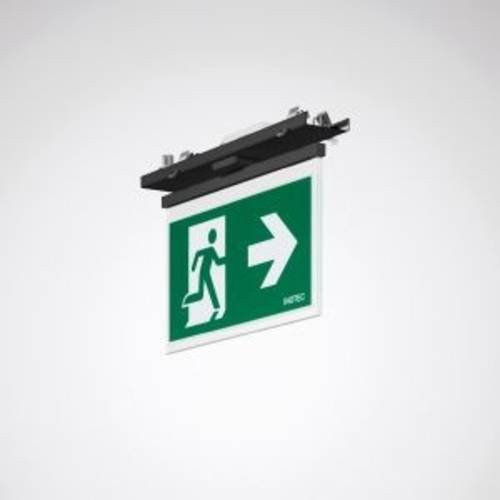 Trilux 7955440 LED Fluchtweg-Notbeleuchtung in Weiß oder Schwarz mit austauschbarem Leuchtmittel - Bild 1