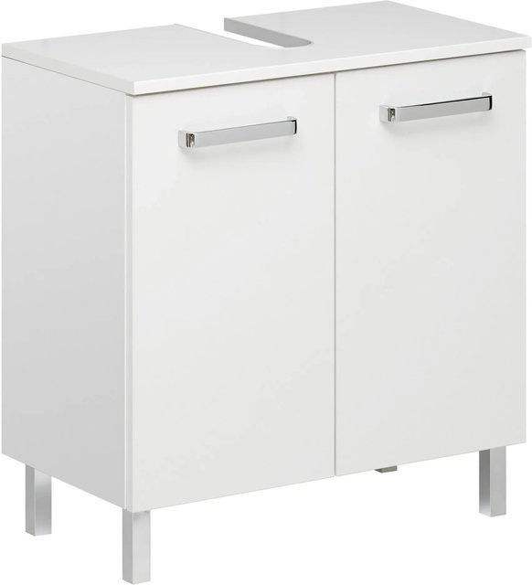 Pelipal Waschbeckenunterschrank Quickset 312 Weiß Glänzend B/H/T: 60 x 62 x 33 cm - Bild 1